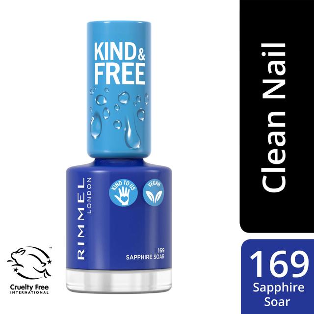 Rimmel kind&free küünelakk 169 sapphire soar 8ml