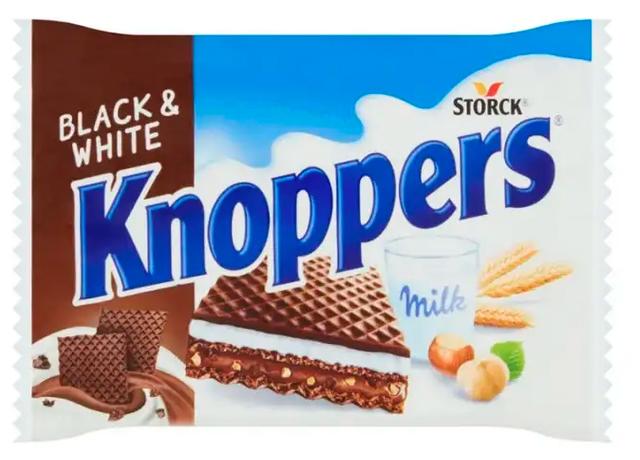 KNOPPERS vahvel B/W 25g