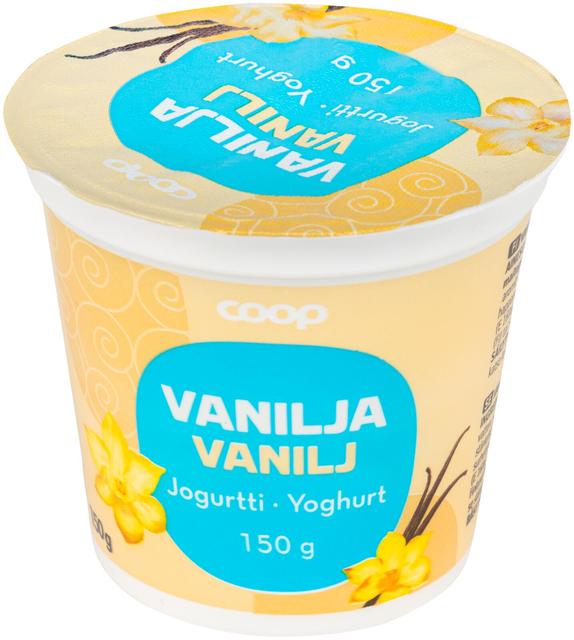 Coop vaniljajogurtti 150 g
