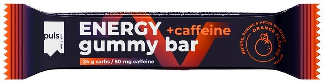 PULS Energy Gummy bar+caffeine appelsiini 30g
