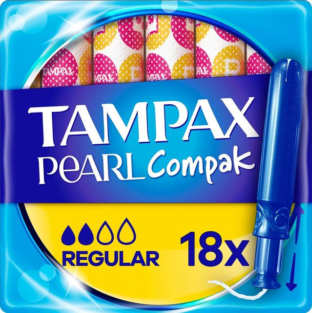 Tampax 18kpl Pearl Compak Regular tamponi
