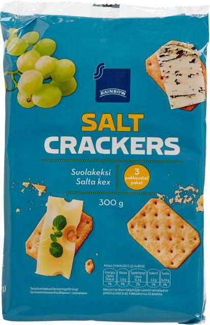 Rainbow 300g Salt Crackers suolakeksi