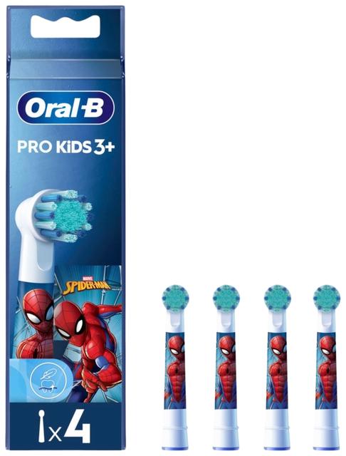 Oral-B Lasten vaihtoharjat Spiderman 4 kpl