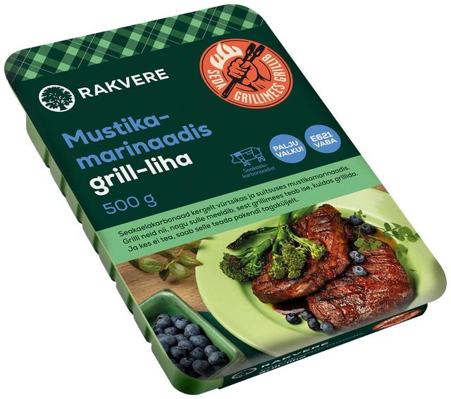 Mustikamarinaadis grill-liha seakaelakarbonaadist 500 g