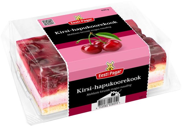 Kirsi-hapukoorekook 400 g