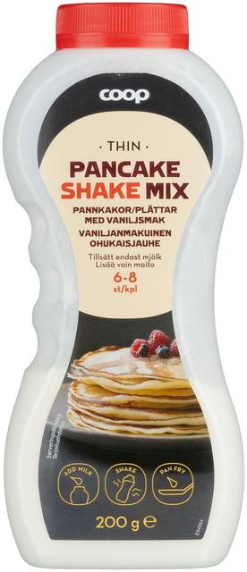 Vanillimaitseliste õhukeste pannkookide jahusegu 200 g / 6-8 tk