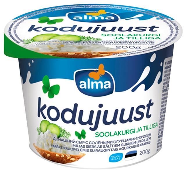 Soolakurgi ja tilliga kodujuust, 200 g