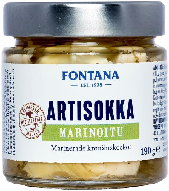 Fontana Artisokka 190g Marinoitu