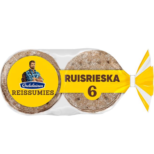 Oululainen Reissumies Ruisrieska 6kpl 270g