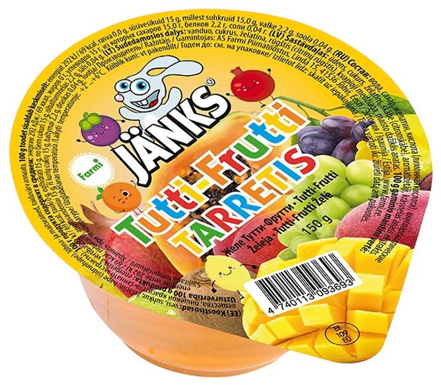 Jänks Tutti-Frutti tarretis, 150 g