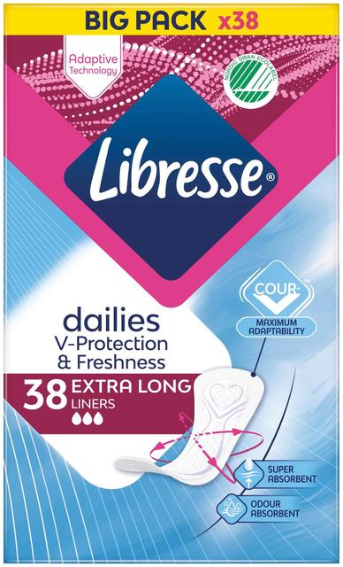 LIBRESSE Pikkuhousunsuoja XL 38 Big pack