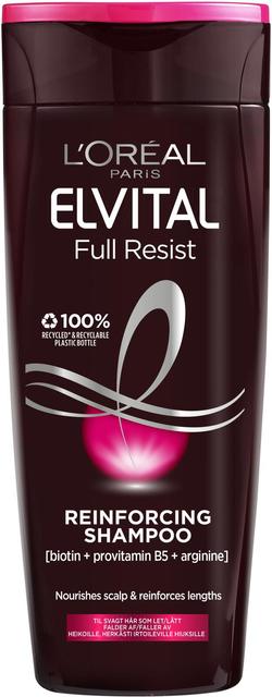 L'Oréal Paris Elvital Full Resist shampoo heikoille ja herkästi irtoileville hiuksille 250ml