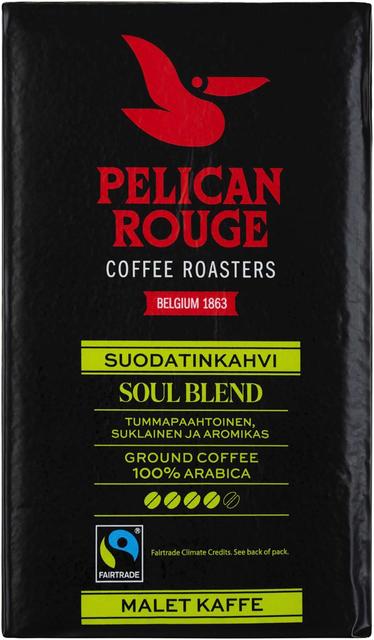 Pelican Rouge Soul Blend suodatinkahvi Reilu Kauppa 450g