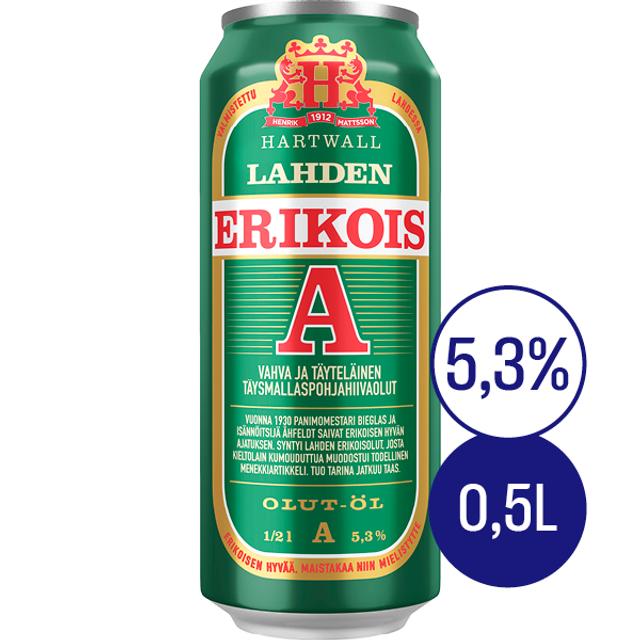 Lahden Erikois A olut 5,3% 0,5 l