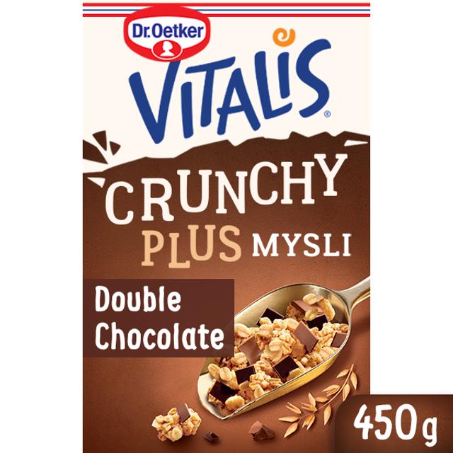 Dr. Oetker Vitalis Crunchy Plus Double Chocolate mysli 450g