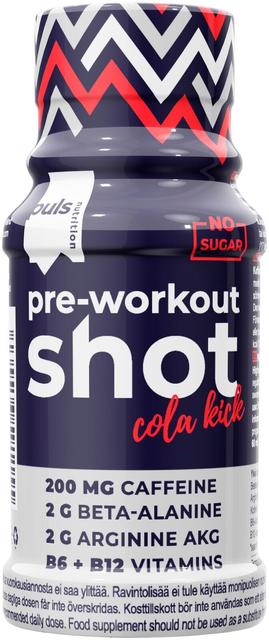 PULS PRE-Workout Shot Cola Kick 60 ml