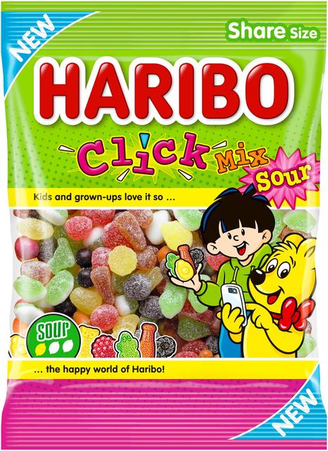 HARIBO Click Mix Sour 250 g karkkipussi