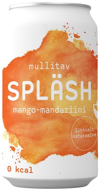 SPLÄSH gaseeritud vesi mango-mandariini 330ml