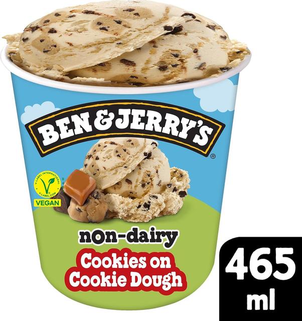 Ben & Jerry's  Cookies on Cookie Dough Jäätelö  Vegaaninen​   465ml/414g