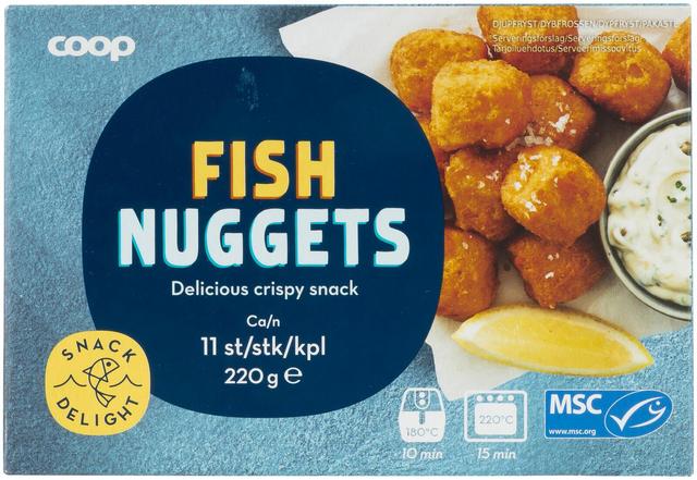 Coop kalanuggetit MSC 200 g pakaste