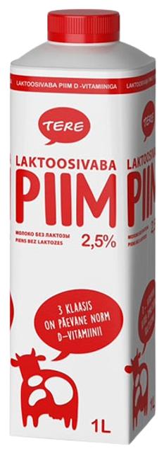 Laktoosivaba piim 2,5%, 1 l