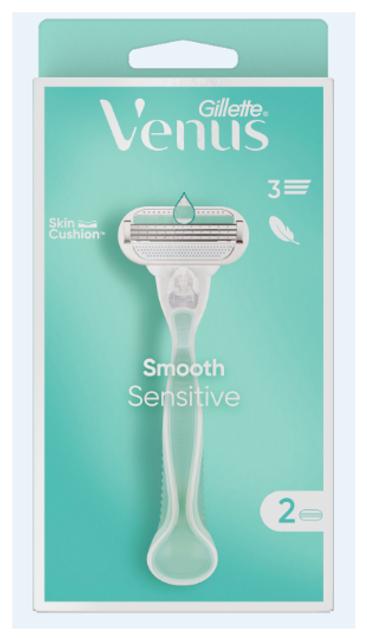 Venus Smooth Sensitive varsi+2terää