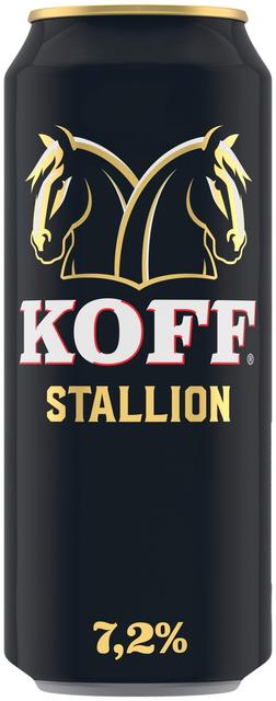 Koff Stallion Lager olut 7,2 % tölkki 0,5 L