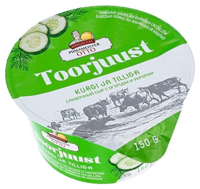 Piimameister Otto toorjuust kurgi ja tilliga 150g