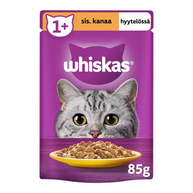 Whiskas 1+ sis. Kanaa hyytelössä (85 g)