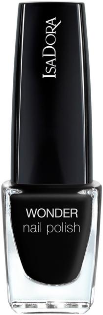 IsaDora Wonder Nail Polish kynsilakka Black Lacquer 6 ml