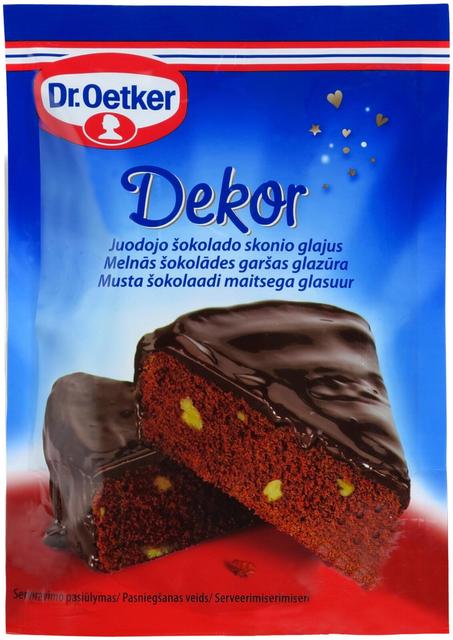 Dr.oetker tumeda šokolaadi maitseline glasuur 100g