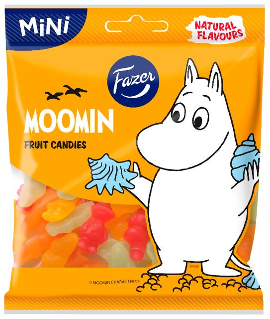 Fazer Moomin hedelmäkarkkipussi 80g