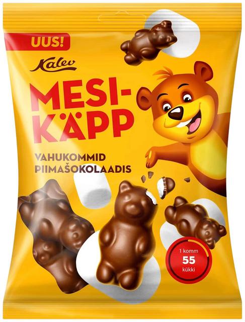 Mesikäpp vahukommid piimašokolaadis 115g