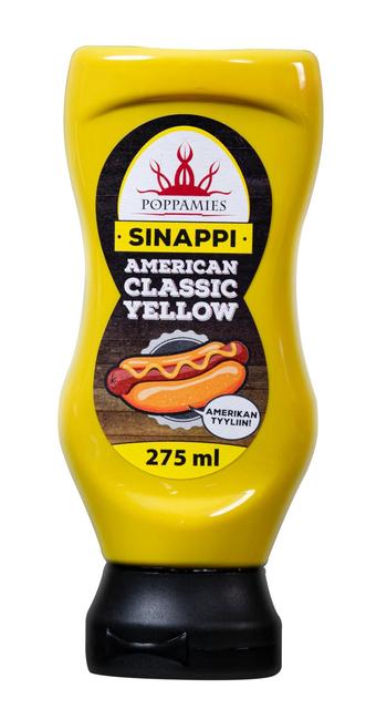 Poppamies Sinappi American Classic Yellow 275ml