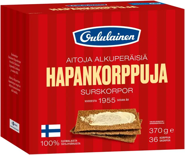 Oululainen Hapankorppu 370g