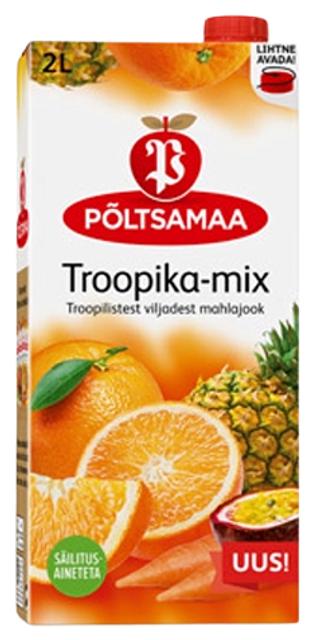 Põltsamaa troopilistest viljadest mahlajook 2L