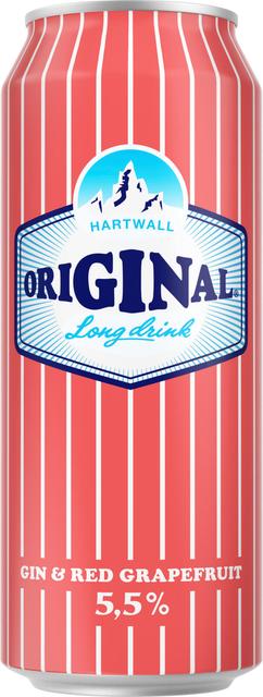 Hartwall Original Long Drink Red Grapefruit 5,5% 0,5 l