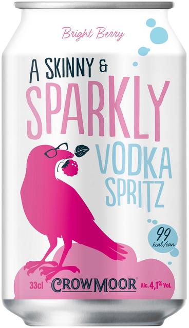 Crowmoor Vodka Spritz Bright Berry 4,1% tölkki 0,33L