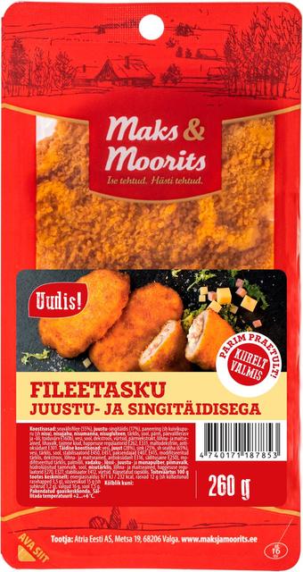 Fileešnitsel juustu- ja singitäidisega 260 g