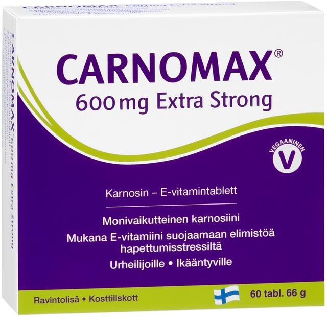Carnomax 600 mg Extra Strong karnosiinitabletti 60 tabl