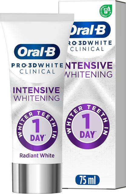 Oral-B 75ml Pro-3D White Clinical Radiant White hammastahna