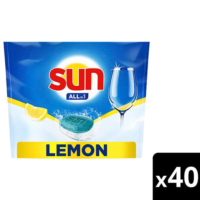 Sun  Lemon Konetiskitabletti All-in-1     40 kpl