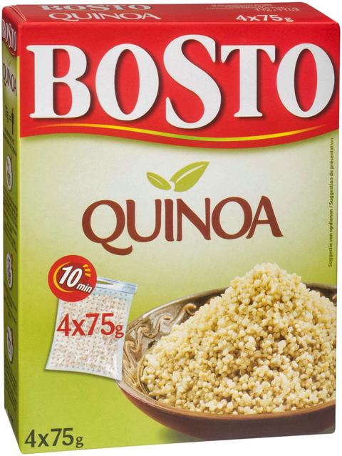 Bosto Quinoa, valge 4x75 g