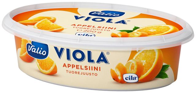 Valio Viola® e200 g appelsiini tuorejuusto laktoositon