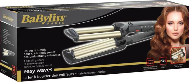 Lainelokitangid Babyliss C260E titanium ceramic kattega