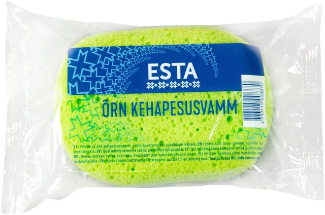 Kehapesusvamm õrn esta