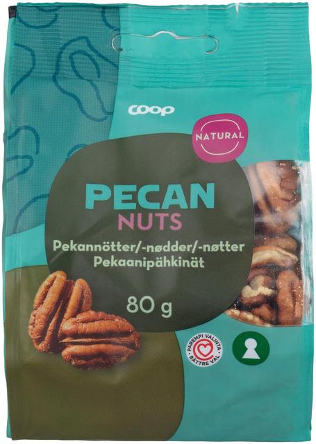 Coop pekaanipähkinät 80 g