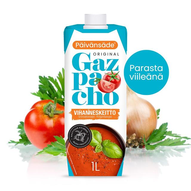 Päivänsäde Gazpacho vihanneskeitto 1L