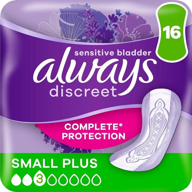 Always Discreet Small Plus 16kpl inkontinenssiside
