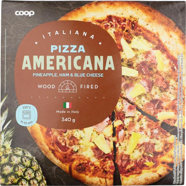 Coop Pizza Americana 340 g pakaste
